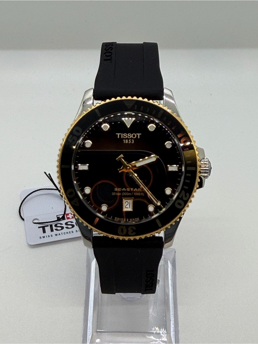 Tissot Seastar 1000 40mm Quartz Rubber Strap Men’s Watch T120.410.27.051.00